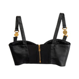 Versace Leather Bra Top - Women's 36