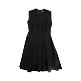 Versace Black Pleated Dress - Women's 40