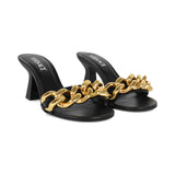 Versace Chain Mules - Women's 36