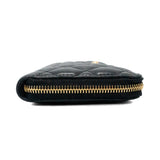 Versace Quilted Continental Wallet