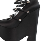 Versace 'Tempest' Platform Wedges - Women's 39