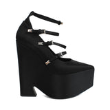 Versace 'Tempest' Platform Wedges - Women's 39
