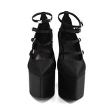 Versace 'Tempest' Platform Wedges - Women's 39