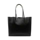 Versace Printed Leather Tote Bag