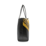 Versace Printed Leather Tote Bag