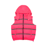 Versace Logo Tape Puffer Vest - Men's 50