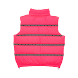 Versace Logo Tape Puffer Vest - Men's 50