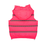 Versace Logo Tape Puffer Vest - Men's 50