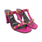 Versace Medusa Head Heeled Sandals - Women's 38.5