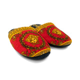 Versace Medusa Head Slippers - Women's L