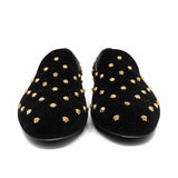 Versace 'Medusa' Velour Loafers - Men's 46