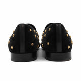 Versace 'Medusa' Velour Loafers - Men's 46