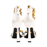 Versace Chain Accent Heels - Women's 39.5