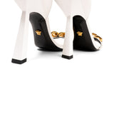 Versace Chain Accent Heels - Women's 39.5