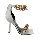 Versace Chain Accent Heels - Women's 39.5