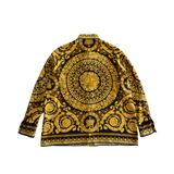 Versace 'Barocco' Silk Shirt - Men's 52