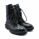 Vetements 'Gothic Logo' Combat Boots - Men's 41