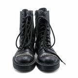 Vetements 'Gothic Logo' Combat Boots - Men's 41