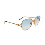 Vintage Frames Company 'Hustler Deluxe Edition' 18KT Gold Sunglasses