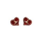 Vivienne Westwood 'Petra Heart Stud' Earrings