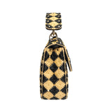 Valentino Raffia Rockstud Flap Bag