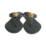 Versace Black Medusa Sandals front