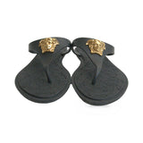 Versace Black Medusa Sandals front