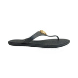 Versace Black Medusa Sandals side