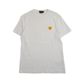 Versace White T-Shirt Golden Embroidery - Men's S