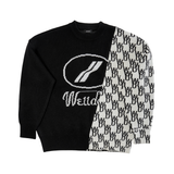 We11done 'Graphic Mix' Sweater - Men's S