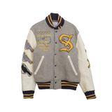 Whitesvile Letterman 'Silver Spur' Varsity Jacket - Men's 40