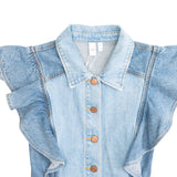 Yas Denim Midi Dress - Women's 8