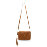 Saint Laurent 'Lou' Suede Camera Bag