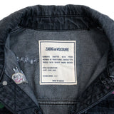 Zadig & Voltaire 'Voltaire Angel' Embroidered Denim Jacket - Women's M