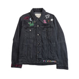 Zadig & Voltaire 'Voltaire Angel' Embroidered Denim Jacket - Women's M