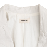 Zadig & Voltaire Leather Blazer Jacket - Women's 38