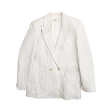 Zadig & Voltaire Leather Blazer Jacket - Women's 38