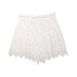 Zimmermann White Eyelet Lace Shorts - Women's 1