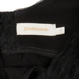 Zimmermann Black Mesh Babydoll Dress - Women's 1