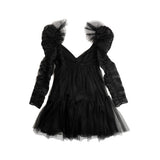 Zimmermann Black Mesh Babydoll Dress - Women's 1