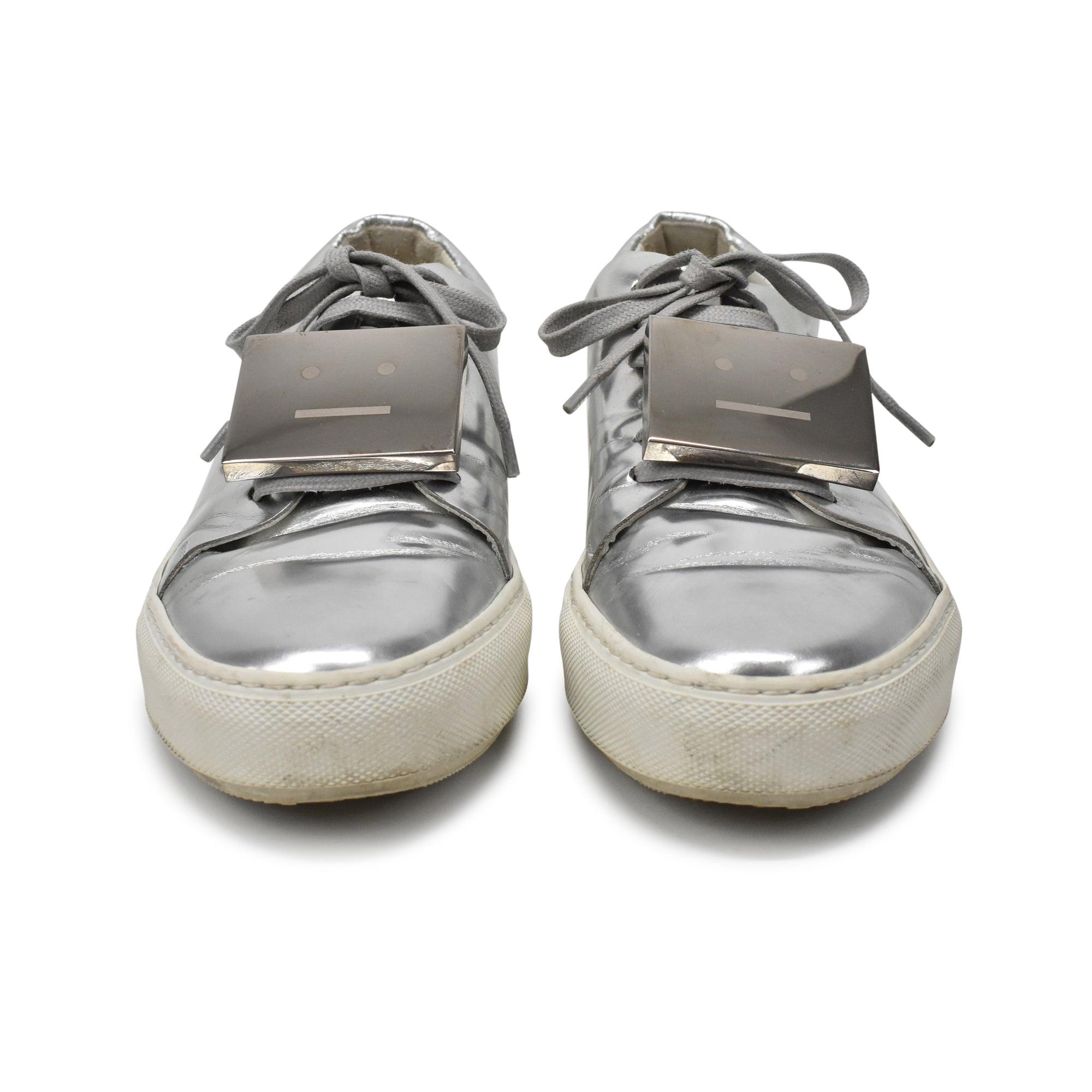 Acne studios silver sneakers hotsell