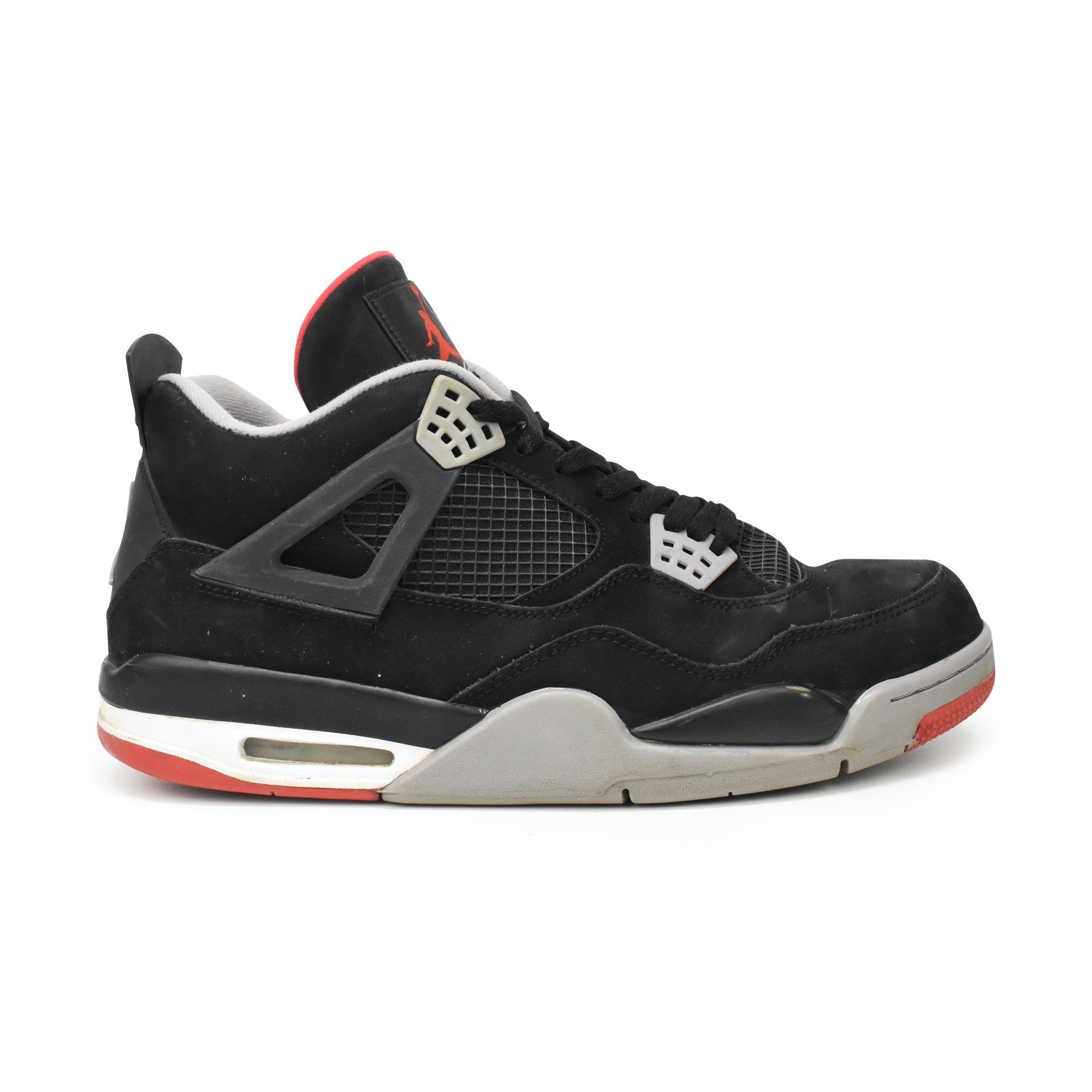 Air Jordan 'Jordan 4 Bred' Sneakers - Men's 13 - Fashionably Yours