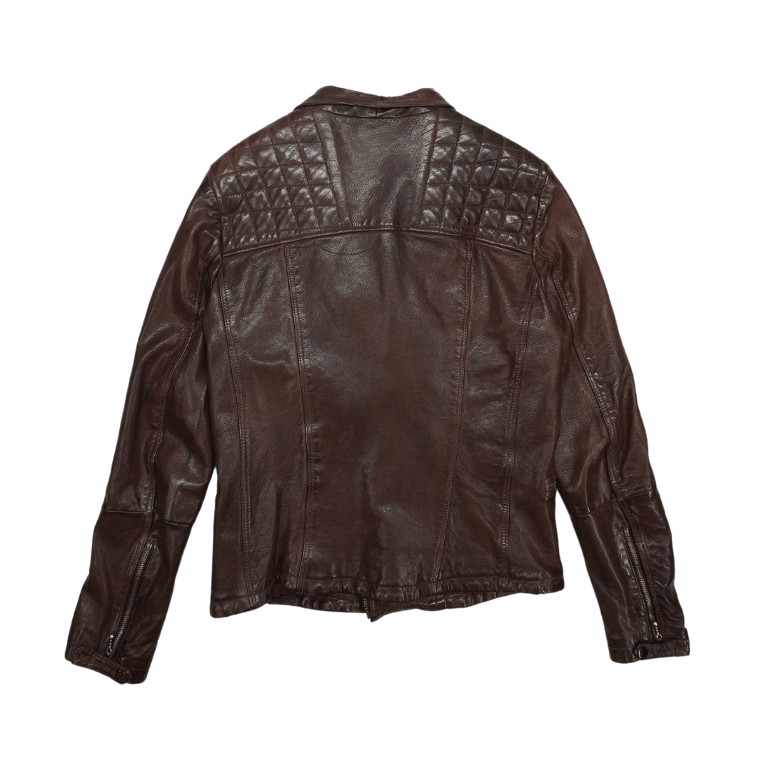All Saints Leather Jacket - Men's S - Fashionably Yours