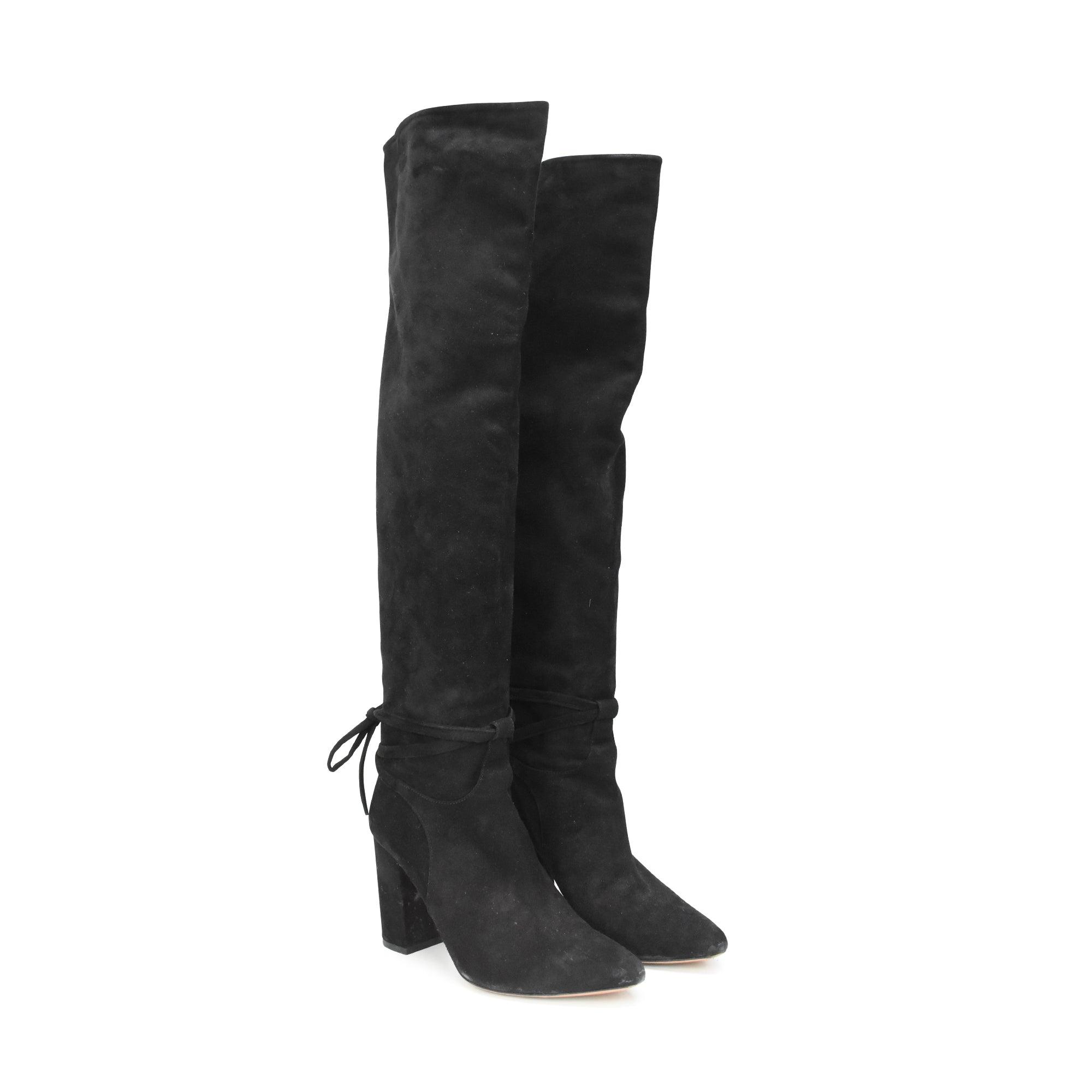 Aquazzura Knee-High Boots - Women's 38.5 - Fashionably Yours