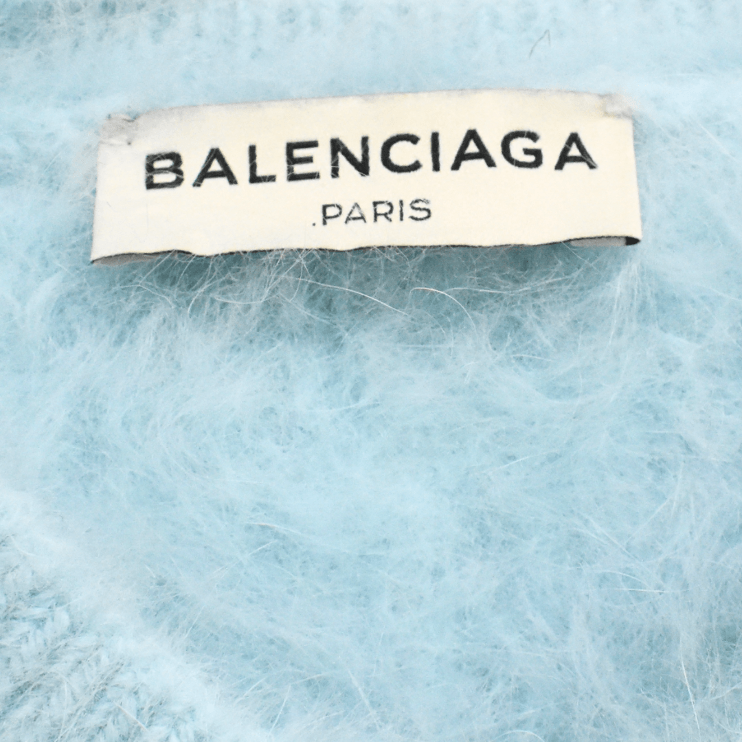 Balenciaga sweater womens blue hotsell