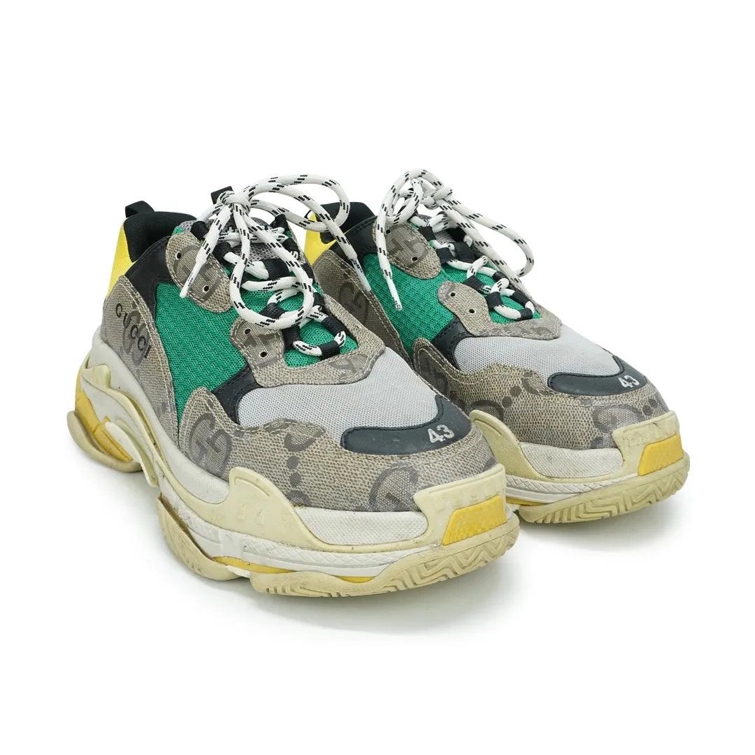 Balenciaga x Gucci 'Triple S' Sneakers Men's 43 – Fashionably Yours