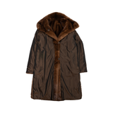 Reversible Mink Fur Coat - Women's M