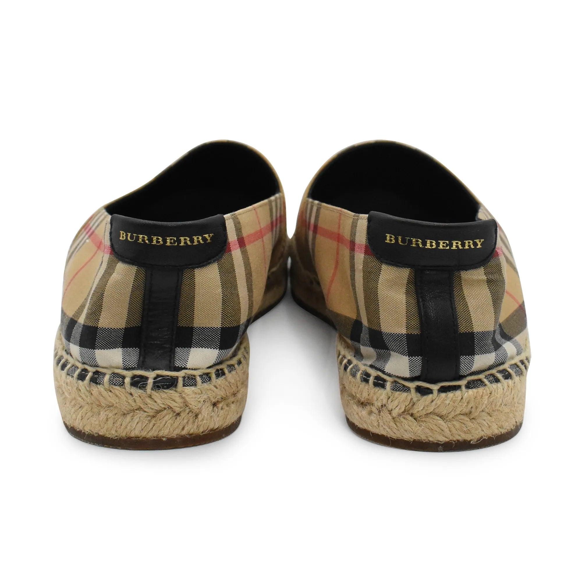 Burberry Espadrilles - Women's 38 – Fashionably Yours Burberry Espadrilles - Women's 38 – Fashionably Yours