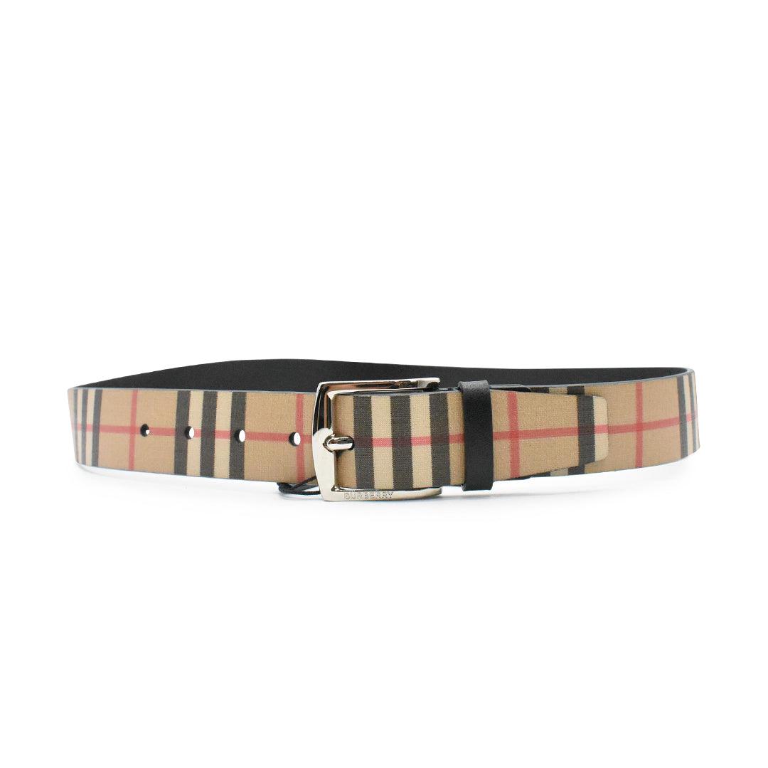 Burberry Novacheck Belt - 34/85 - Fashionably Yours