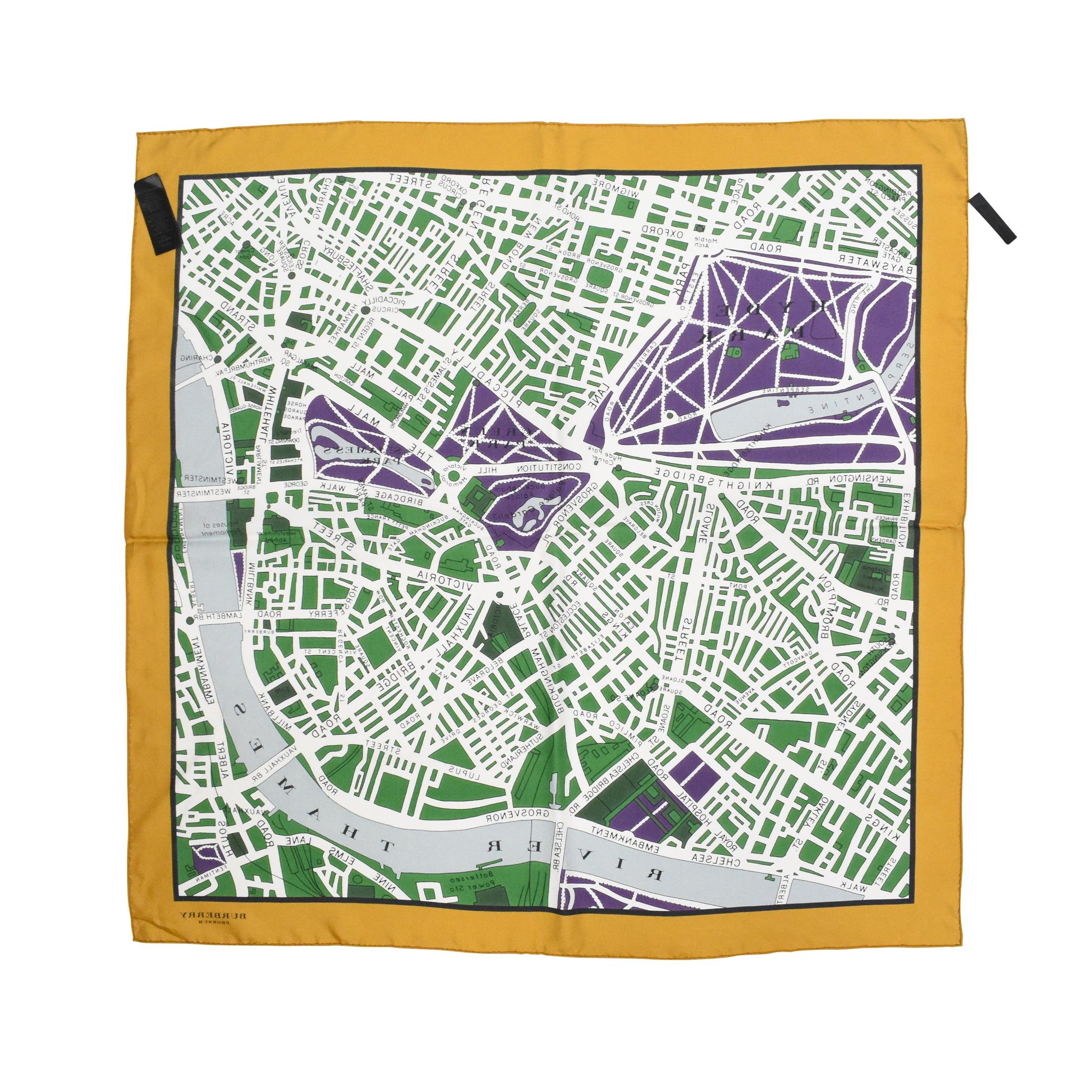 Burberry Prorsum 'London Map' Scarf - Fashionably Yours